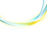 Colorful abstract smooth waves design