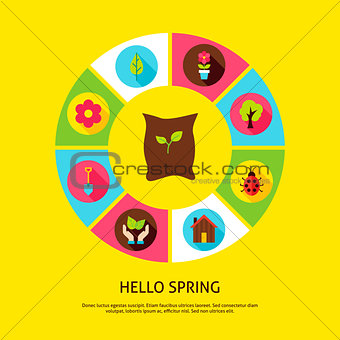Hello Spring Concept