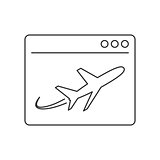 Landing page line icon