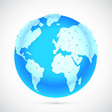 Polygonal World Globe