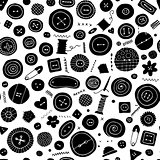 Buttons, seamless pattern for your design