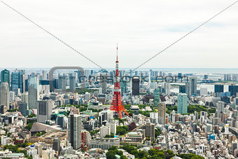 Tokyo Tower and City Skyline, Japan