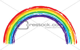 Vector grunge rainbow