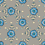 Abstract berries floral seamless pattern.