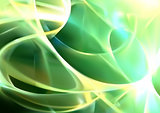 Abstract Background with Energetic Light Beams