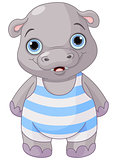 Cute Baby Hippo