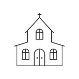 Church line icon