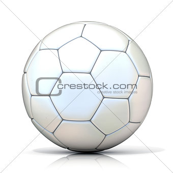 White football - soccer ball
