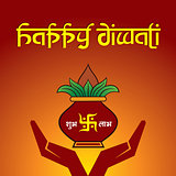 Diwali greeting background