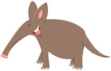 cartoon aardvark animal character