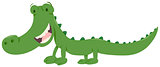 cute crocodile animal character