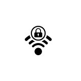 Secure Access Icon. Flat Design.