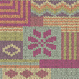 Knit texture, wool seamless pattern vector