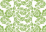 Greenery floral seamless pattern background