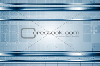 Tech abstract metallic vector background with squares