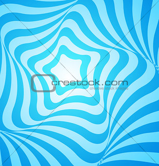 Abstract blue geometric design