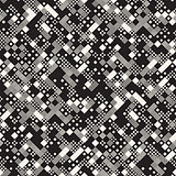 Modern Stylish Halftone Texture With Random Size Squares. Vector Seamless Pattern.