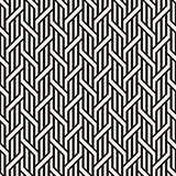 Vector Seamless Pattern. Modern Stylish Interlacing Lines Texture. Geometric Striped Ornament.