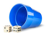 Gaming dice and cup