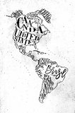 Map Aamerica vintage