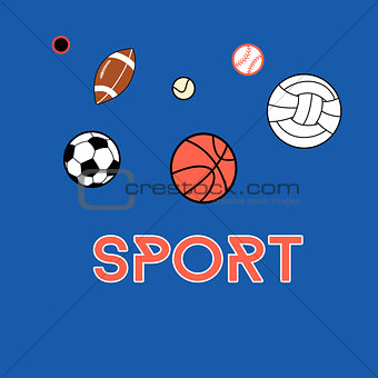 Sports vector background