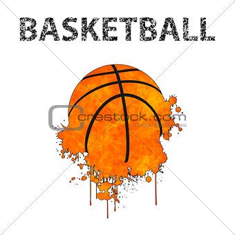 Basketball as stains
