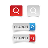 Search icon web button