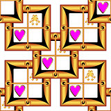 Valentine's Day image the form of a square