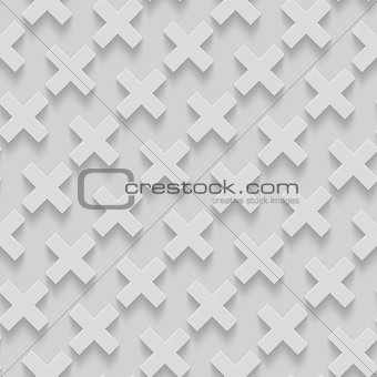 Seamless Patterns With Beveled Shapes. Abstract Grayscale Monochrome Pavetment Background