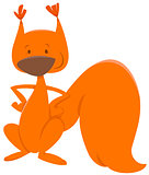 red squirrel animal character