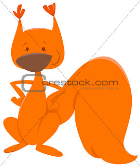red squirrel animal character