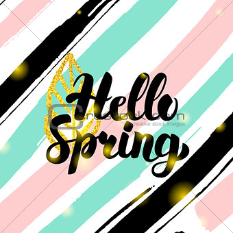 Hello Spring Card Design