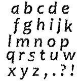 Sketch Scribble Alphabet