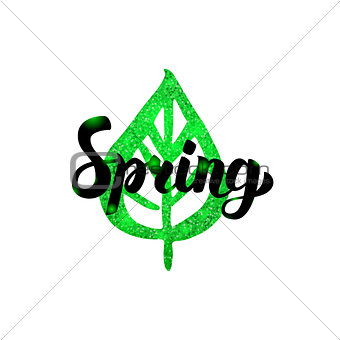 Spring Green Inscription