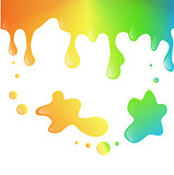Bright splash rainbow sweet background design