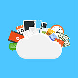 cloud storage concept
