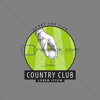 Logo for golf competitions