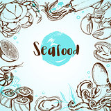 Vintage seafood menu