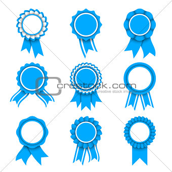 Blue Award Medals