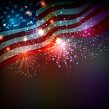 Fireworks background for 4th of July