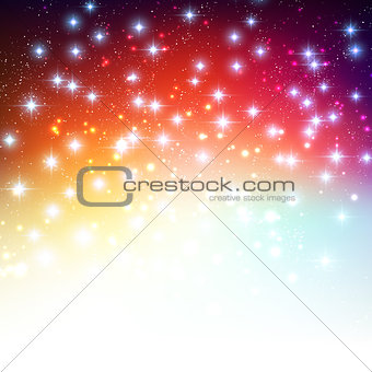 Merry Christmas Holiday background with shiny star