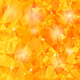 Abstract Orange Polygonal Background
