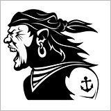 Furious pirate - Screaming sailor
