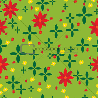 Abstract meadow pattern