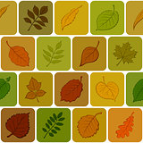 Autumn Leaves, Seamless Background