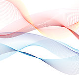 Vector abstract background with waves