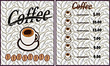 coffee shop illustration design elements vintage vector