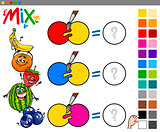 mix colors educational game