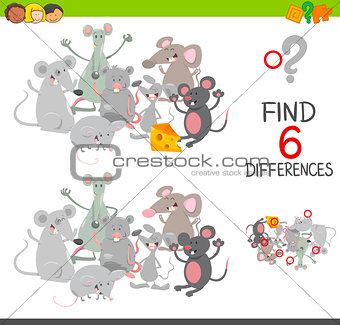 differences game with mice