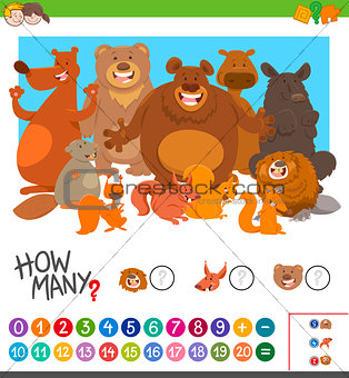 count how many animals game